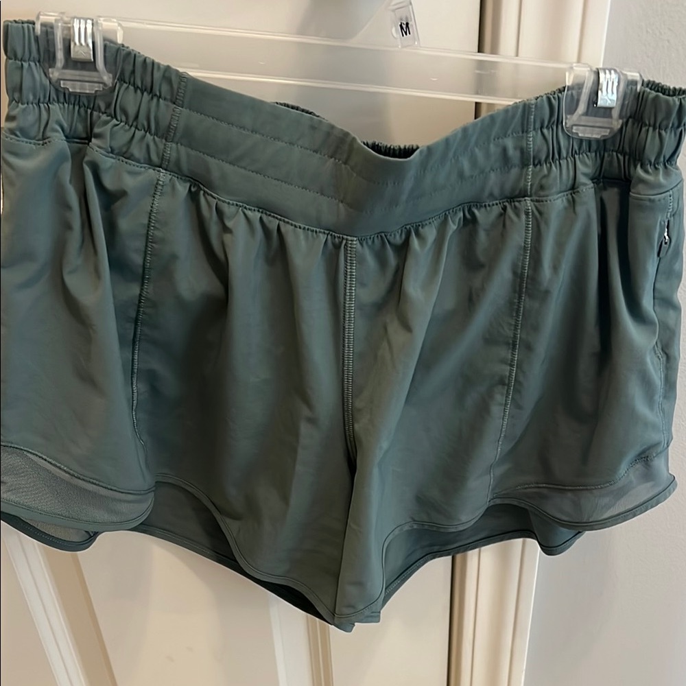 Lululemon Athletica Teal Athletic Running Shorts